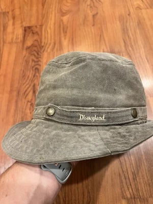 Vintage Disneyland Canvas Fedora Style Outdoor Hat Goofy’s Hat Co. Sz. Sm.-Md. - Image 1 of 4