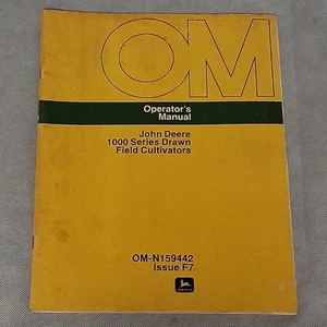 John Deere 1000 Drawn Field Cultivators Operator's Manual OM-N159442 Issue F7 - Picture 1 of 7