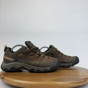 Zapatos deportivos bajos de senderismo Keen Targhee II impermeables de cuero marrón para hombre talla 8,5 - Imagen 1 de 11
