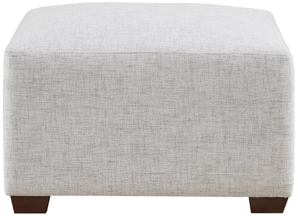 Otomana modular de tela gris plata Molly INK + IVY Foto 1 de 1