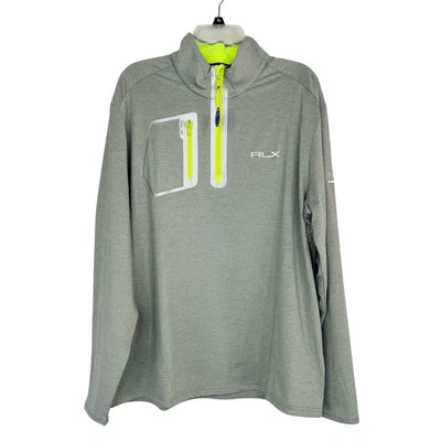 RLX Ralph Lauren 1/4 Zip Performance Jersey Pullover XL Wicking Athleisure New - Image 1 of 4