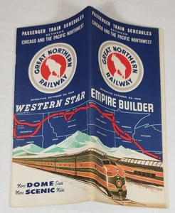 Great Northern Railway Empire Builder Time Table 1959 - Picture 1 of 4