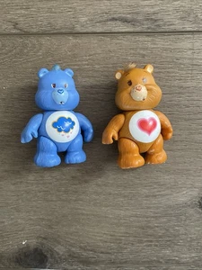 1983 Care Bears Grumpy & Tenderheart 3,5" Poseable Bear Figur Vintage 80s Toy - Bild 1 von 17