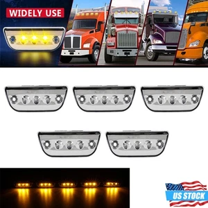 5PCS LED Roof Signal Lights For 2015-2020 Kenworth T680 T770 T880 Peterbilt 569 - Picture 1 of 11