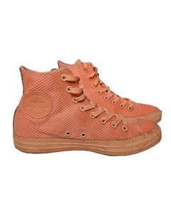 Converse All Stars Chuck Taylor Girls Sz 7 Y Hi Top Canvas Sunset Glow/Orange - Picture 1 of 14