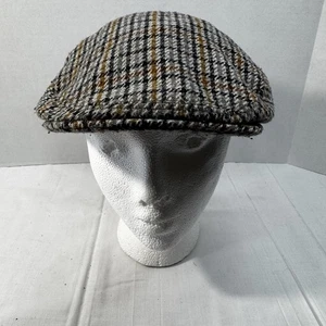 De Colección Gorra de Noviero Kangol Mezcla de Lana Espiga Tweed Gorra Plana Para Hombre XL Marrón - Imagen 1 de 12