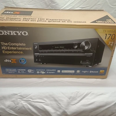 Onkyo  TX-NR646 7.2 Channel 170 Watt Receiver - Image 1 of 4