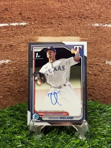 2024 Bowman Chrome - Prospect Autographs Thomas Ireland #CPA-TI (AU, RC) - Picture 1 of 2