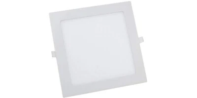 Pannello LED Incasso Quadrato Bianco 18W Luce Naturale Faretto Soffitto Interno - Immagine 1 di 4