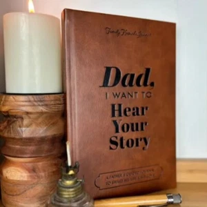 Dad, I Want to Hear Your Story: Father's Journal To Share Life Leather Notebooks - Bild 1 von 7