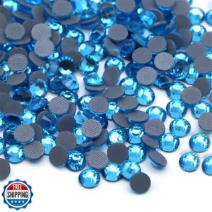 Hotfix Rhinestones Flatback Glass Rhinestone 1440PCS SS16 3.7-3.9MM Round Gem - Picture 1 of 5
