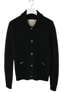 J.Lindeberg Samson Handknit Pullover Herren M Strickjacke Lammwolle Geknöpft - Bild 1 von 11