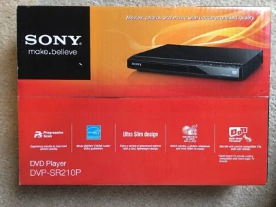 NEW Sony Progressive Scan DVD Player DVP-SR210P. NEW - Image 1 of 4