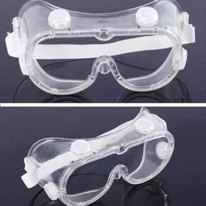 Motorcycle Goggles Fit for Over Glasses Anti-Fog Shatterproof Clear Lenses New - Bild 1 von 6