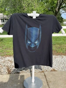 EUC Six Flags Magic Mountain Batman Shirt Super Hero Rollercoaster Sz XL Black - Picture 1 of 3