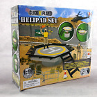 Ensemble de jeu Click N' Play Hélipad militaire 28 pièces avec accessoires NEUF !