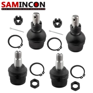 4Pcs Upper & Lower Ball Joints Dana 44 Front Axle 4x4 Dodge Ford Chevy GMC Jeep - Picture 1 of 8