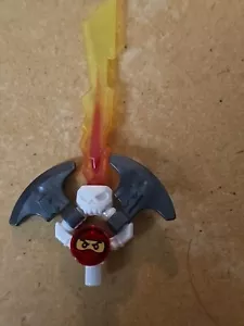 LEGO Trapped Kai Marbled Sword Blades RED Ninja Ninjago Spirit 2016 Skull Hilt - Picture 1 of 2