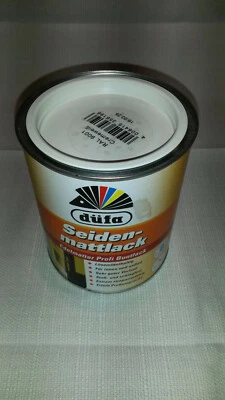 Düfa Meffert Seidenmattlack Cremeweiß RAL 9001 0,75 / 0,375 L Profi Buntlack