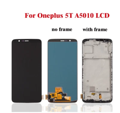 Digitalizador de pantalla táctil con marco y pantalla LCD para Oneplus One Plus 5T A5010 5 A5000 - Imagen 1 de 3
