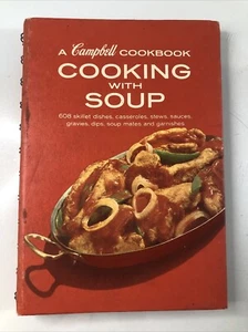 Vintage 1970 Campbell's Cooking With Soup Spiral Bound Hardcover - Imagen 1 de 9