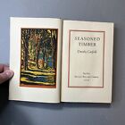 Bois assaisonné Dorothy Canfield 1939 Paul Honore imprimé 3 couleurs sur bois art