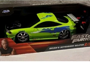 JADA Fast & Furious Brian's Mitsubishi Eclipse R/C 1:16 Scale Toy Car USB 🔥 - Picture 1 of 2