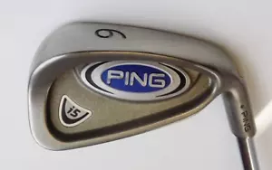 Ping i5 Green Dot 6 Iron R Flex Steel Shaft Ping Grip - Picture 1 of 2