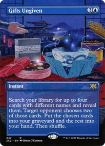 Magic The Gathering - Double Masters 2022 Regali Ungiven Borderless LP Gioco di Luce - Foto 1 di 1