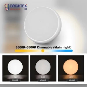 Led Ceiling Lights Round Surface Mount Kitchen Bathroom Downlight Wall Lamp - Picture 1 of 13