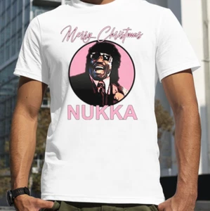 Merry Christmas Nukka White Shirt Funny Xmas T-Shirt S-5X - Picture 1 of 3