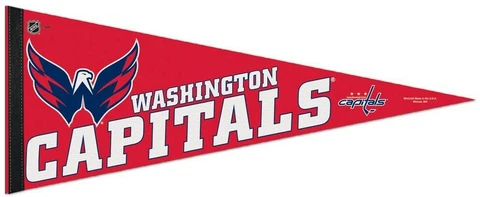 WinCraft NHL Washington Capitals Carded Classic Felt Pennant, 12" x 30 Cover