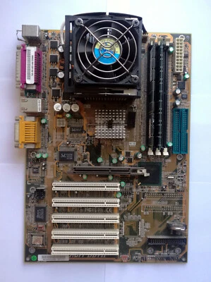 Abit BD7II Motherboard with Pentium 4 2.8GHz CPU and 2GB RAM Test OK! - Image 1 of 4