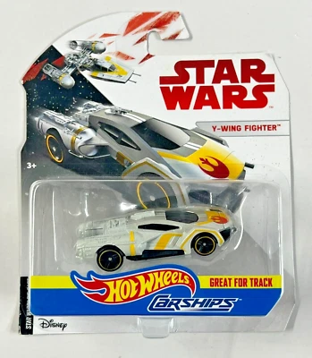 Star Wars Hot Wheels Die Cast Carships Y-Wing Fighter - Brand New & Sealed - Image 1 of 2