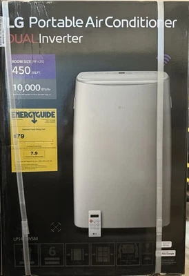 LG 10000 BTU 500 Sq. Aire acondicionado portátil Ft. Wi-Fi Smart doble inversor Foto 1 de 4