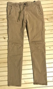 Jordan Craig Reinforced Knee Camel Tan Drawstring Hiking Pants Men's 34/32 Flaw* - Picture 1 of 15