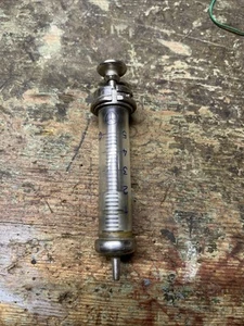 Antike Glasspritze 5 ml – Vintage Medizinische Spritze 1950er Jahre Sammlerstück - Bild 1 von 1