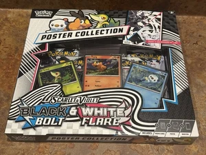 CAJA DE COLECCIÓN DE CARTELES POKEMON BLANCO FLARE & BLACK BOLT - SELLADA DE FÁBRICA - Imagen 1 de 8