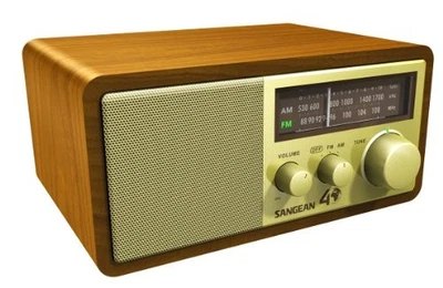 Sangean Wr11se Hi Fi Analog Table Top Radio 40th Anniversary Edition Gold Face - Image 1 of 4