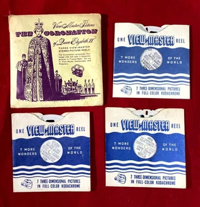 Vintage 1953 View-Master Coronation of Queen Elizabeth II Royal Family GD02 - Bild 1 von 6