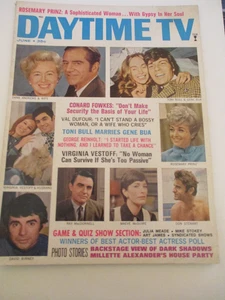 Dark Shadows, Rosemary Prinz, David Birney - Daytime TV Magazine 1970 - Picture 1 of 14