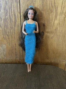 Muñeca Jewel Secrets Whitney Barbie 1986 vintage cuello dañado #3179 tiara - Imagen 1 de 16