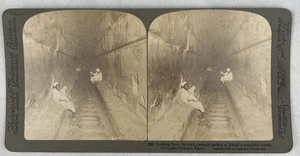 Underwood Stereoview (24) Passage to Khufu’s Tomb, Great Pyramid Egypt 1904—3D - Bild 1 von 4