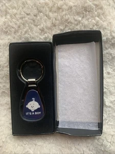 It’s a Boy- 25X Party Favor Metal Keychains With Box- Baby Shower/Celebration - Picture 1 of 6