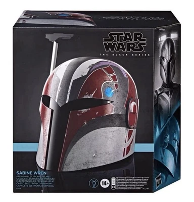 Capacete eletrônico Star Wars The Black Series Sabine Wren Premium POR HASBRO - Imagem 1 de 4