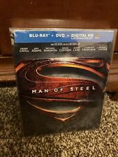 Man of Steel Walmart Steelbook 3 Disc Set Blu Ray DVD UltraViolet HD