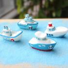 Mediterranean Sea Boat Figurine Miniature Yacht Ornament Aquarium Decoration