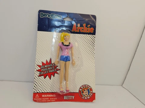 Sunny Days Entertainment Bendems Collectible Posable Figures - Archie: Betty (20 Cover