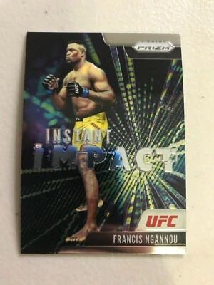 FRANCIS NGANNOU  - 2021 UFC PANINI PRIZM -  INSTANT IMPACT INSERT #7 - Image 1 of 2