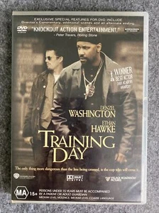 Training Day (DVD 2002) Region 4 VGC Denzel Washington Ethan Hawke - Picture 1 of 5